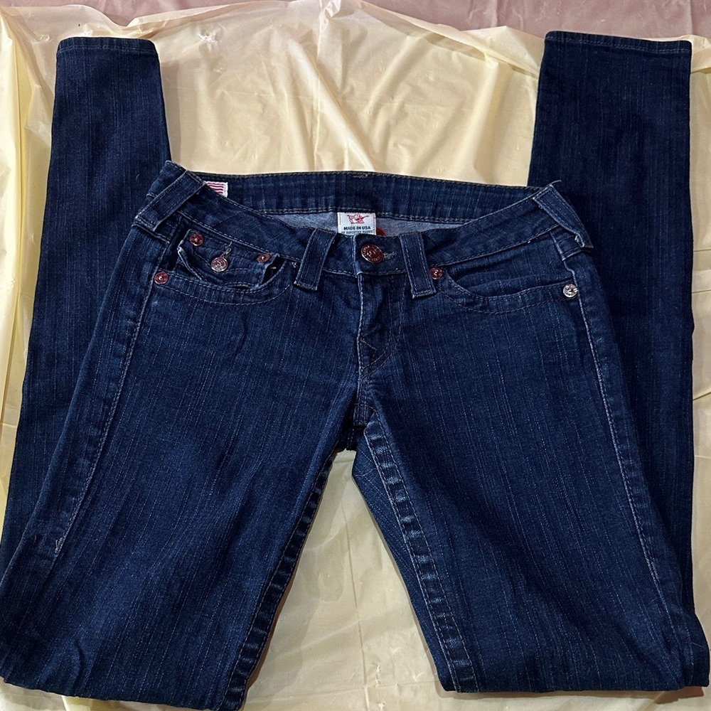 Women's True Religion Dark Blue Jeans size 27